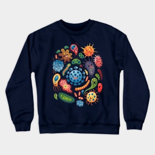 Bacterian World Crewneck Sweatshirt